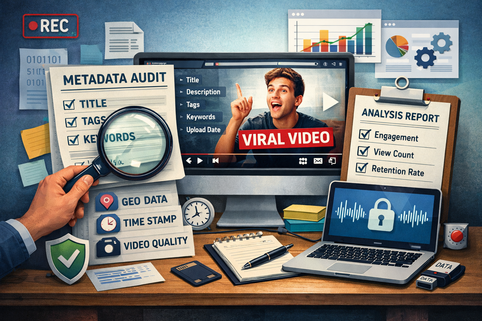 Gráfico mostrando análise de viralização